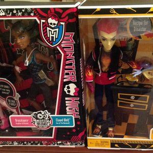 Monster High Music Festival 2-pack Clawd Wolf Draculaura And Heath Abby Two Pack